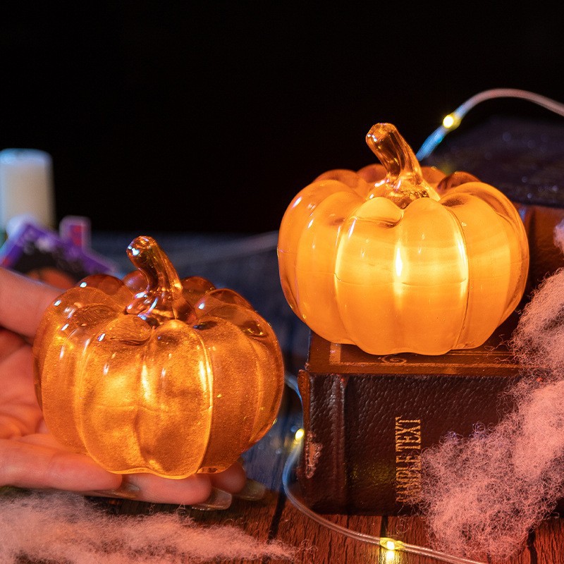 Halloween Pumpkin Decor Led - فانوس يقطين مضيء بتقنية LED لعيد