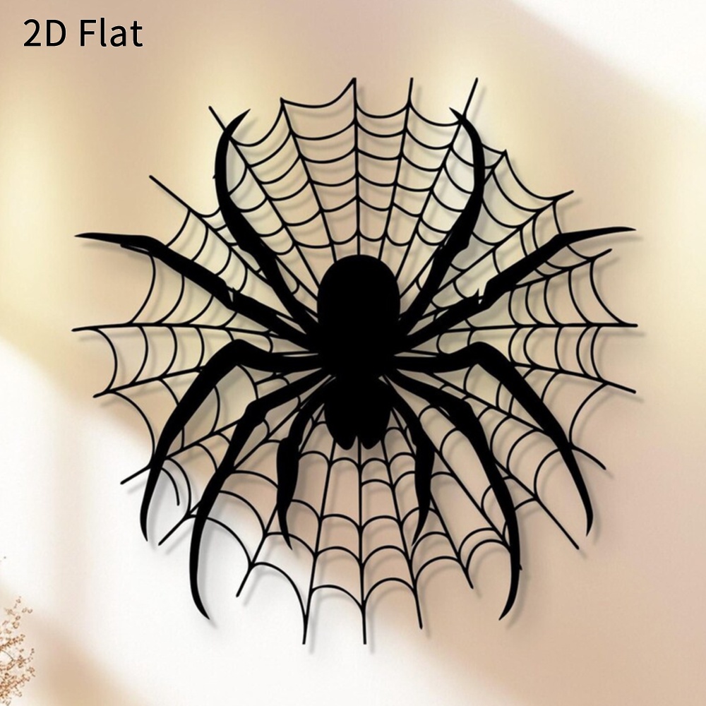 Spider Web Halloween Decoration - هيلويونغ: لوحة فنية جدارية على شكل