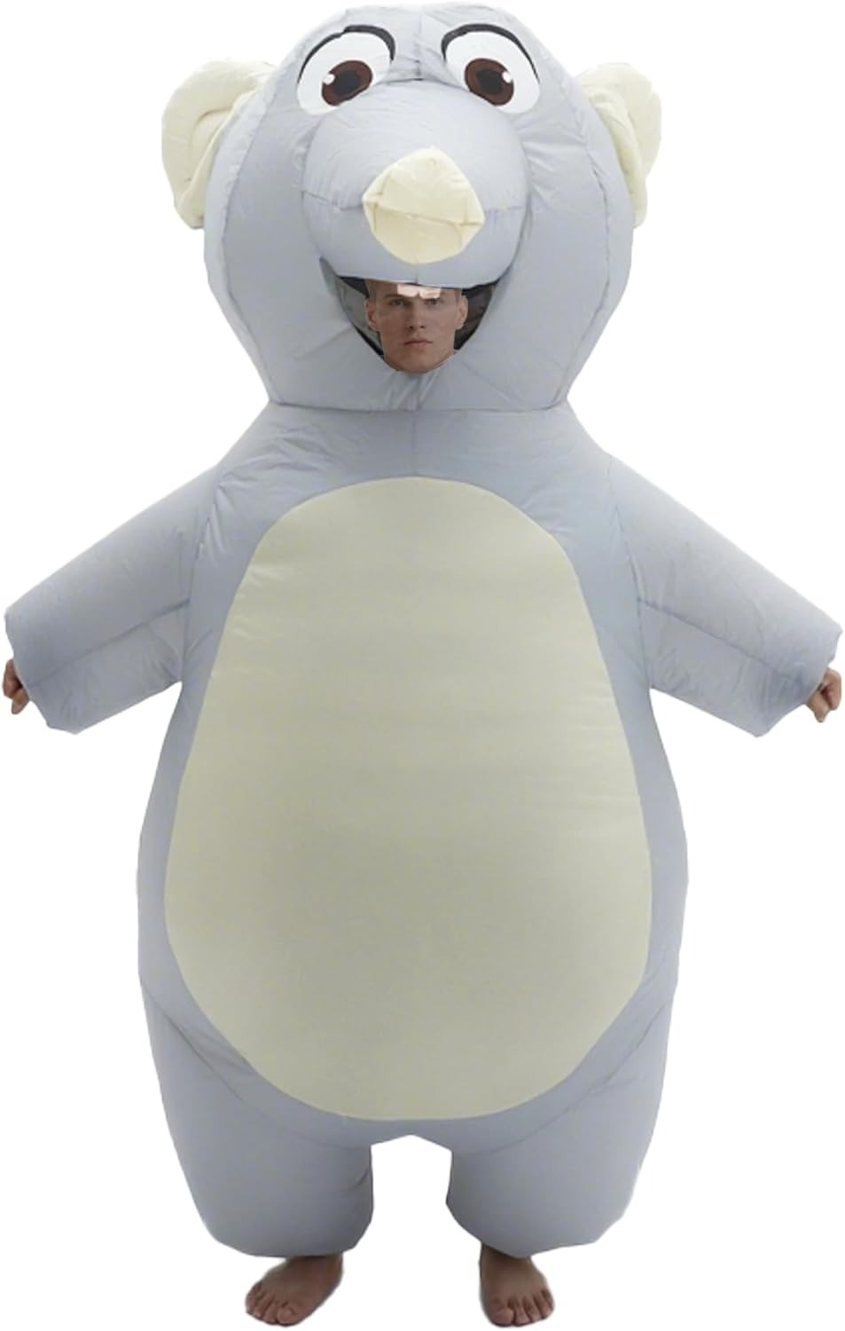 Halloween Costume Adult - زي فأر قابل للنفخ للبالغين، زي