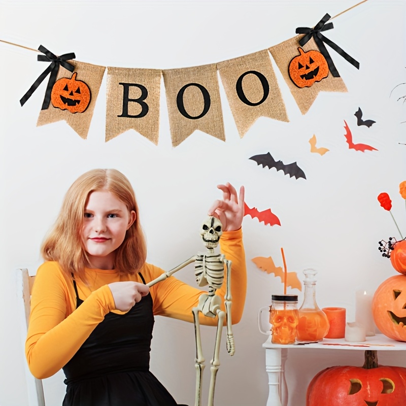 Pumpkin Lantern Halloween - مجموعة واحدة من لافتات الهالوين الريفية