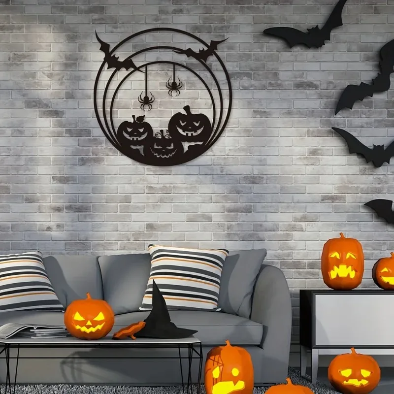 لوحة جدارية معدنية لعيد الهالو - مراجعة Spider Web Halloween Decoration وسعره