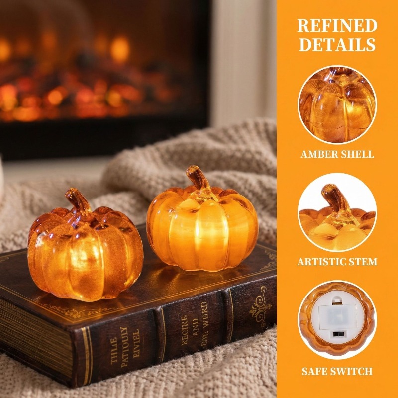 زينة جديدة للهالوين، أضواء على - مراجعة Halloween Pumpkin Decor Led وسعره