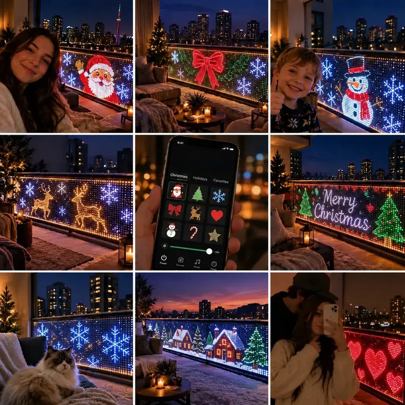 أضواء شبكية LED، تحكم بالبكسل  - مراجعة Halloween Led String Lights Orange وسعره