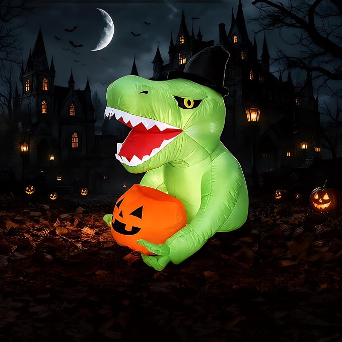 مجموعة زينة الهالوين الخارجية  - مراجعة Halloween Pumpkin Decor Led وسعره