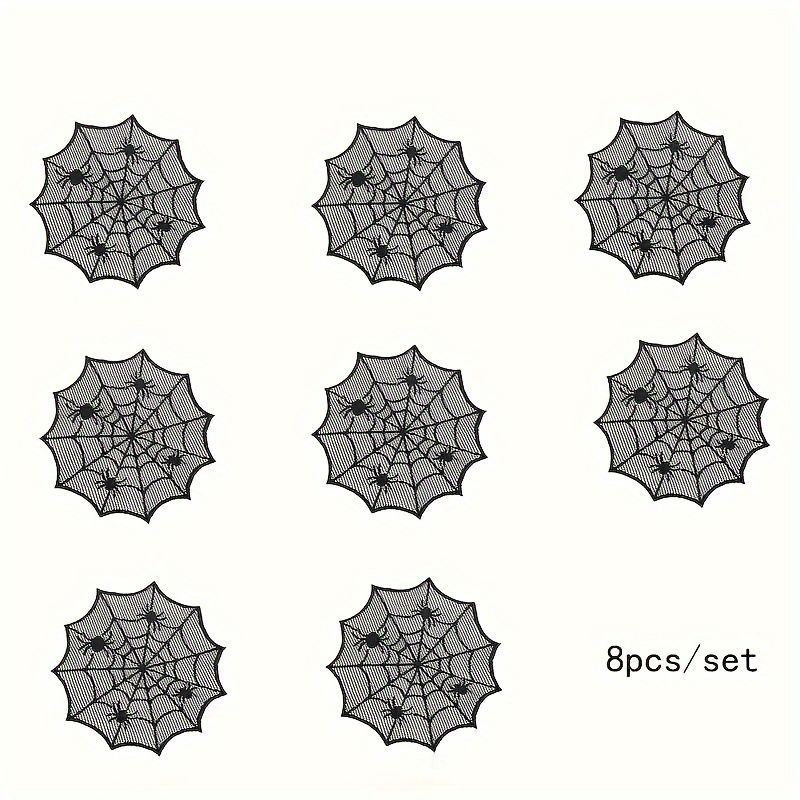 مفرش طاولة على شكل شبكة عنكبوت - مراجعة Spider Web Halloween Decoration وسعره