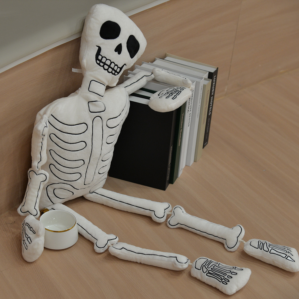 دمية هيكل عظمي محشوة للهالوين، - مراجعة Halloween Skeleton Decoration وسعره