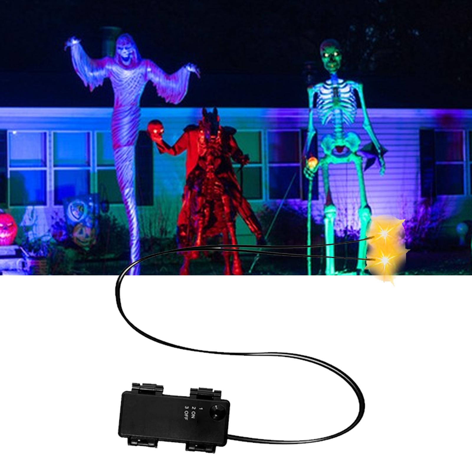 عيون مضيئة بتقنية LED لعيد اله - مراجعة Halloween Pumpkin Decor Led وسعره
