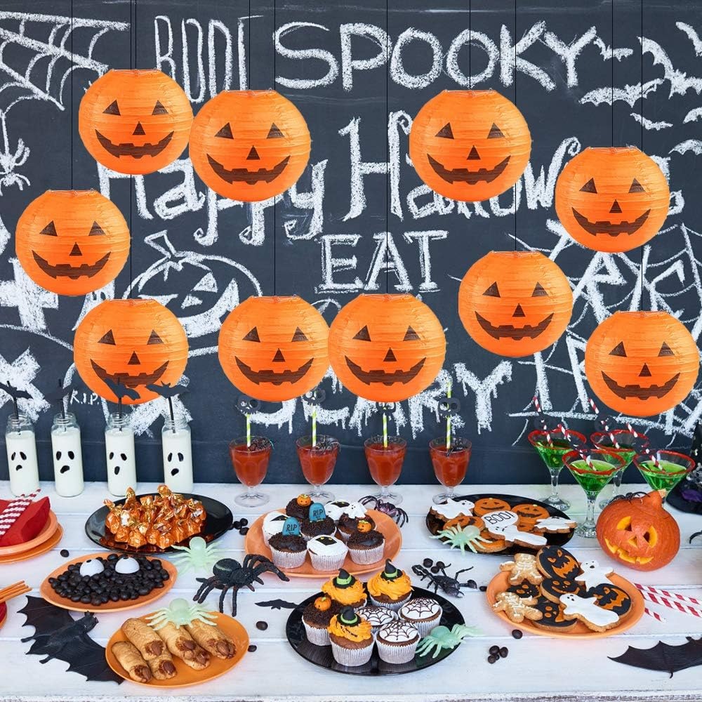 فانوس ورقي لليقطين للهالوين ،  - مراجعة Pumpkin Lantern Halloween وسعره