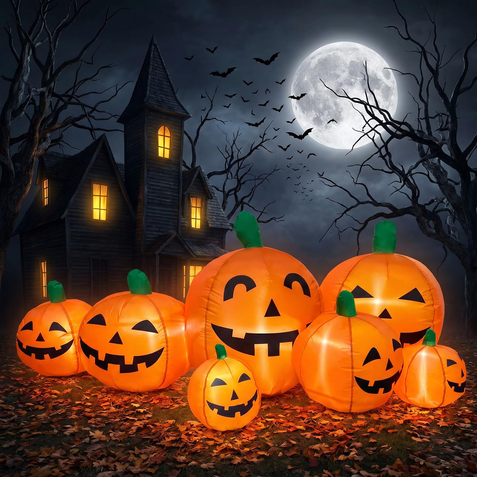 ديكور خارجي عملاق على شكل يقطي - مراجعة Halloween Pumpkin Decor Led وسعره