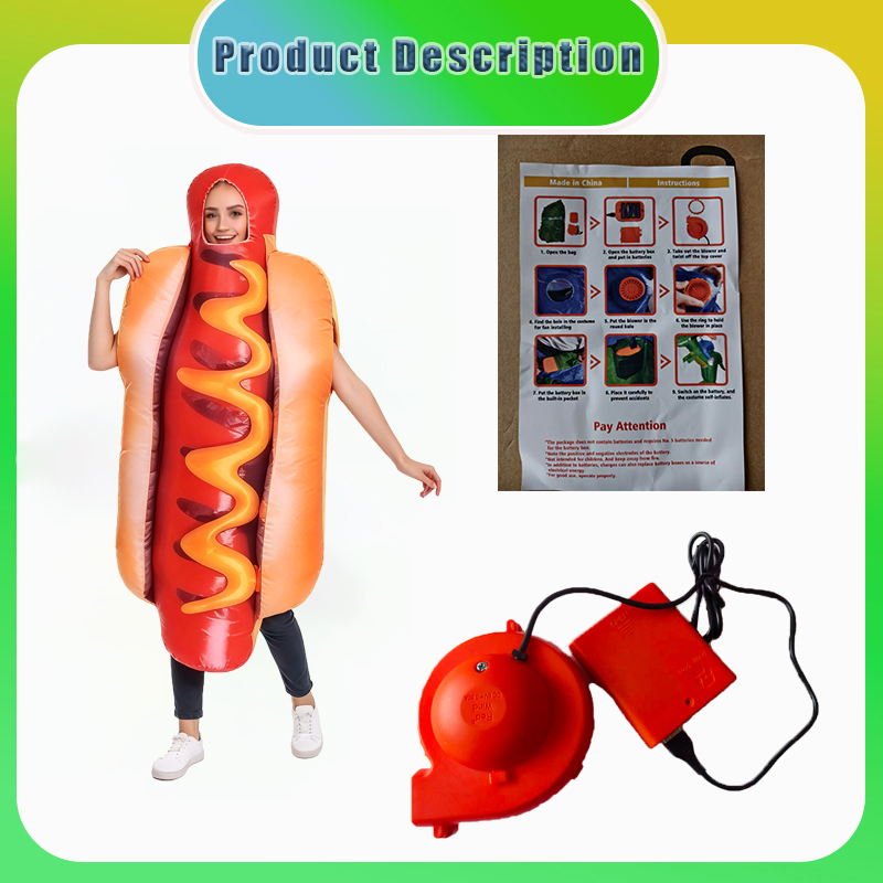 زي هوت دوج للبالغين، زي تنكري  - مراجعة Halloween Costume Adult وسعره